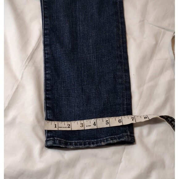 Vintage Gap 1969 Real Straight Distressed Ripped Blue Jeans 100% Cotton 32T - Picture 16 of 16